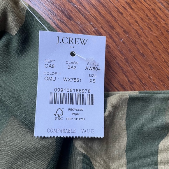 NWT J. Crew Printed full-length everyday leggings Camo - Picture 6 of 8